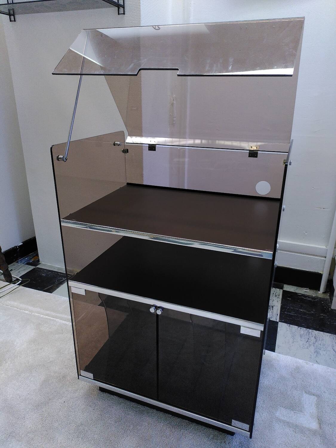 Vinyl turntable furniture, Eric Maville