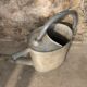 Old zinc watering can