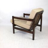 Vintage Boucle Armchair in Beige, 1970s