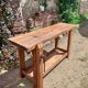 Wooden carpenter's workbench