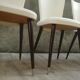 Lot de 6 chaises vintages pieds compas