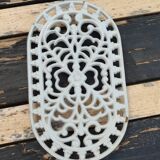 Vintage cast iron underside