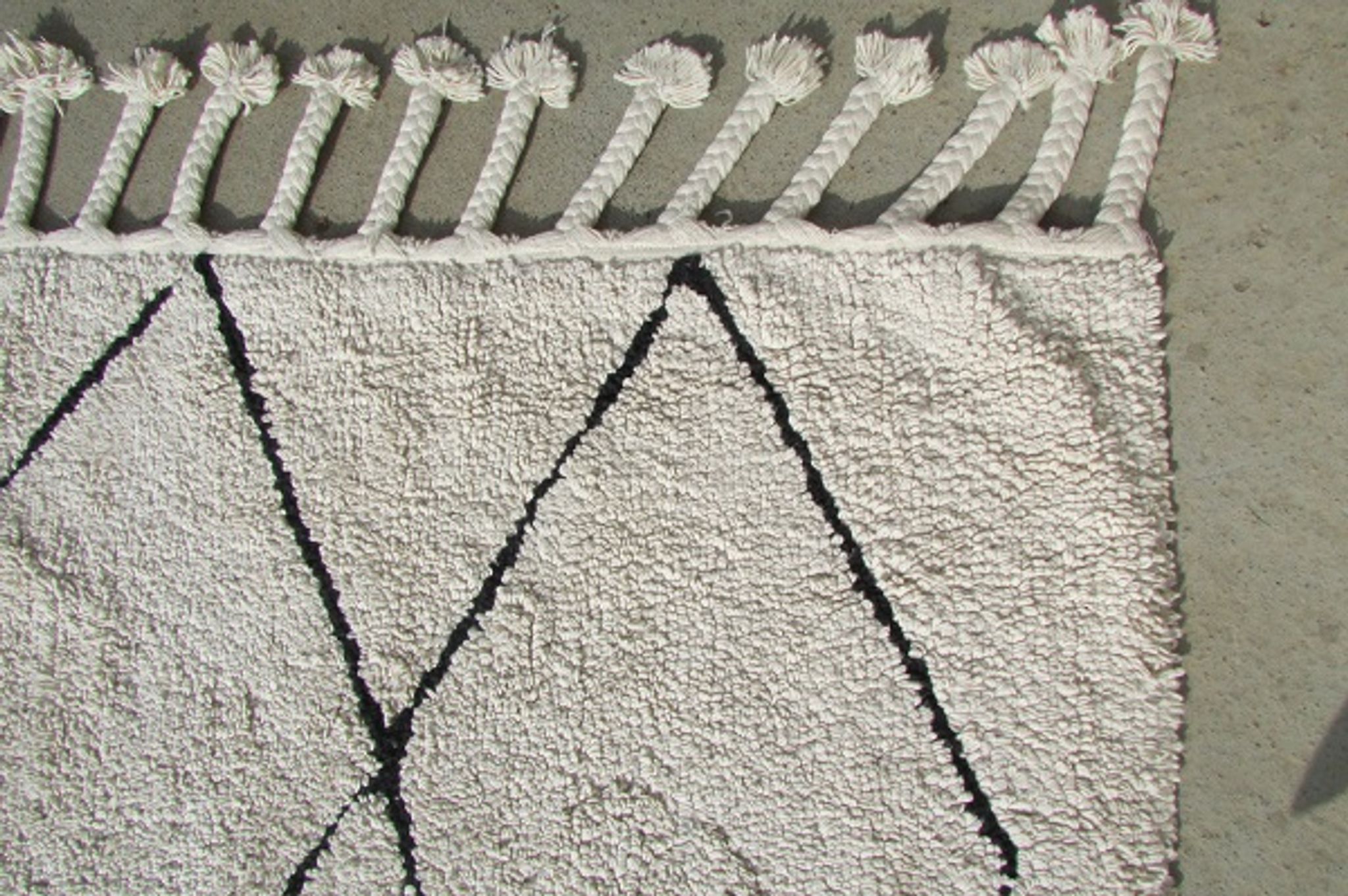Berber cotton carpet, 200x140 cm