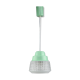 Small Mid-century Turquoise Glass Ceiling Lamp, 60s