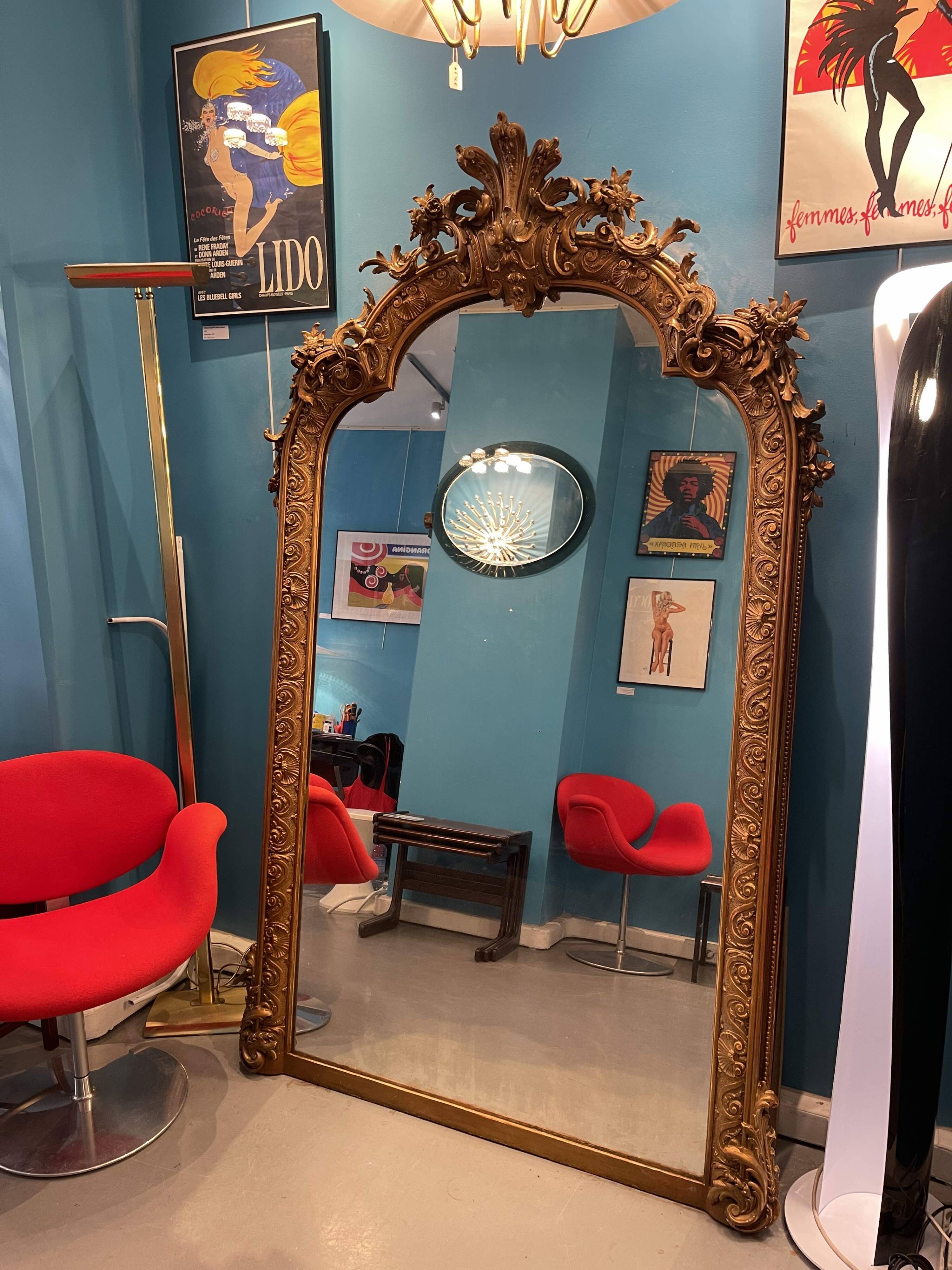 Grand miroir 19e