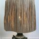 Vintage 1960s shaded green ceramic lamp
