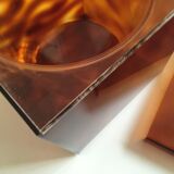 Champagne bucket or lucite ice cubes scales 70s Pompidou era