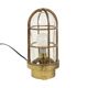 Old Industrial Brass Ship's Lamp Cage Lamp Rotterdam