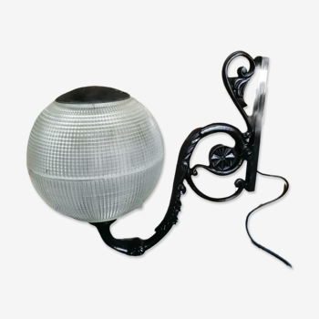 Lampe holophane 40 cm sur potence