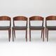 Set of 4 Danish chairs Jydsk Mobelindustri, 1960s