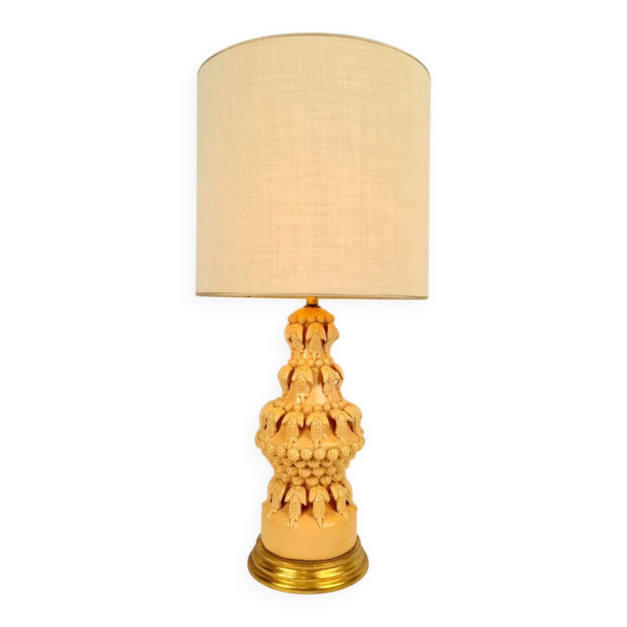 Ceramic Table Lamp by Cerámica Bondia Manises, Spain, 1960