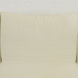 Maralunga 3-seat Sofa with Footrest in offwhite by Vico Magistretti for Cassina, Italy