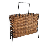 Vintage magazine stand / magazine basket