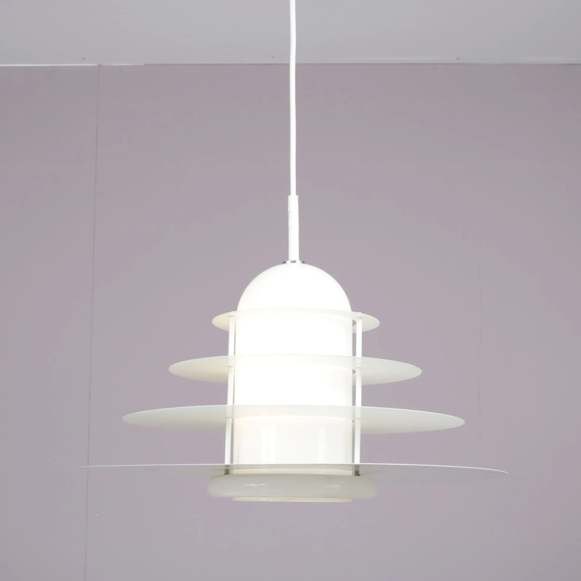 1980s “B1017” hanging lamp by André Rotte for Raak, Netherlands