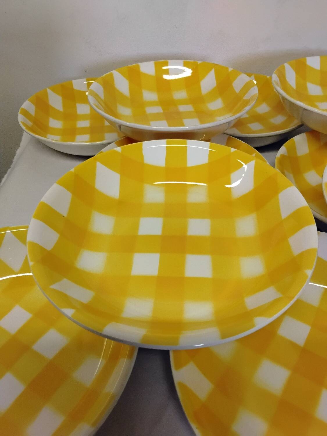 12 hollow plates digoin Sarreguemines