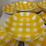 12 assiettes Creuses digoin Sarreguemines