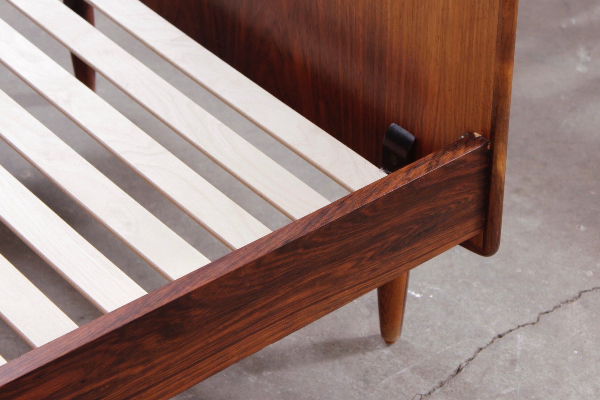 Vintage teak bed 50s 60s