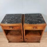 Pair of Art Deco style bedside tables