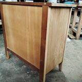 Petite commode chêne pieds compas