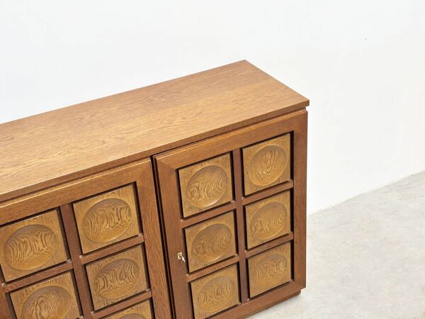 Buffet brutaliste graphique de Gerard Bartels