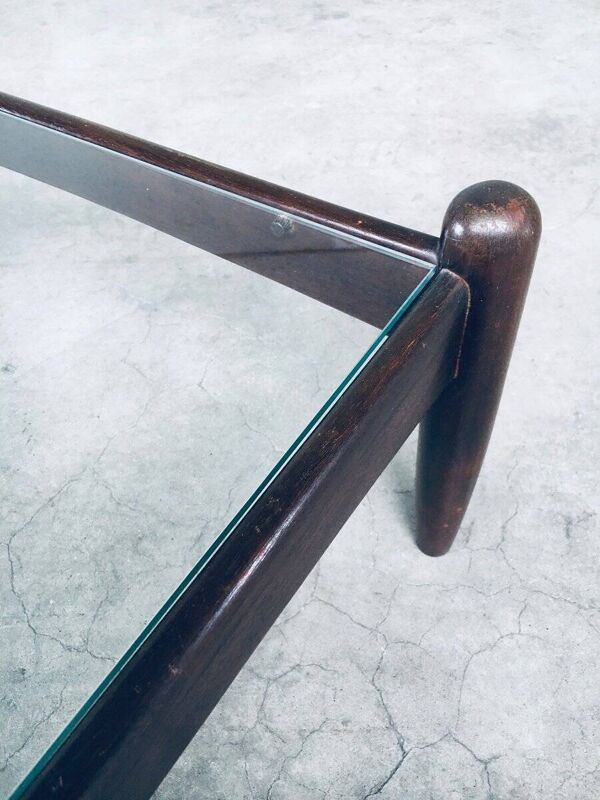 Mid-Century Modern Design Low Side Table Set, Sweden, 1960s, Set of 2