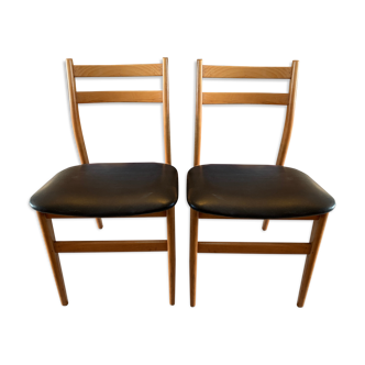 Pair of Scandinavian-style chairs