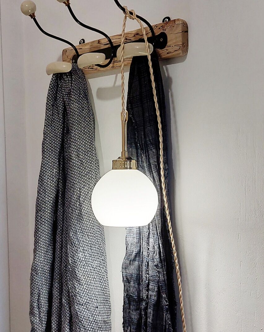 Vintage opaline walker