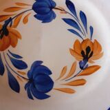8 dessert plates from the Moulin des Loups factory around 1930