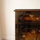 Chinese black and gold lacquered storage furniture