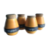 Set of 4 Danish 1950’s ceramic stoneware spice jars