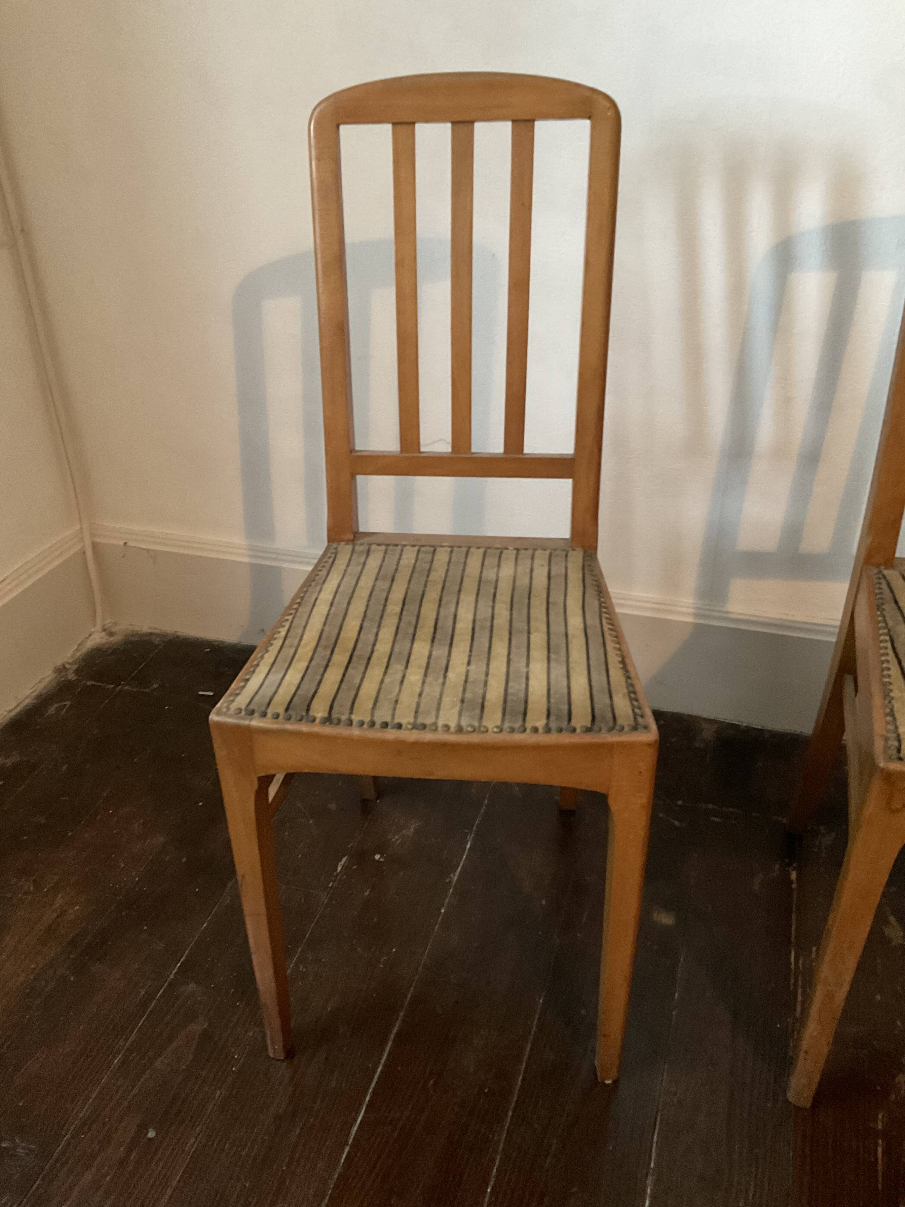 Pair of art deco chairs