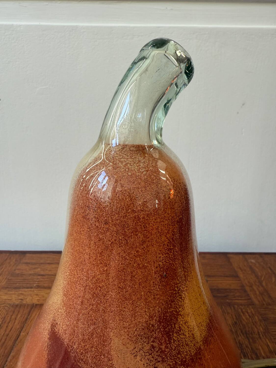 Lampe en verre en forme de poire