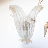 Applique Murano feuilles fleur