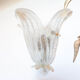 Applique Murano feuilles fleur