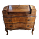 Vintage curved slope secretary