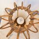 Pair of rattan lamps by Louis Sognot
