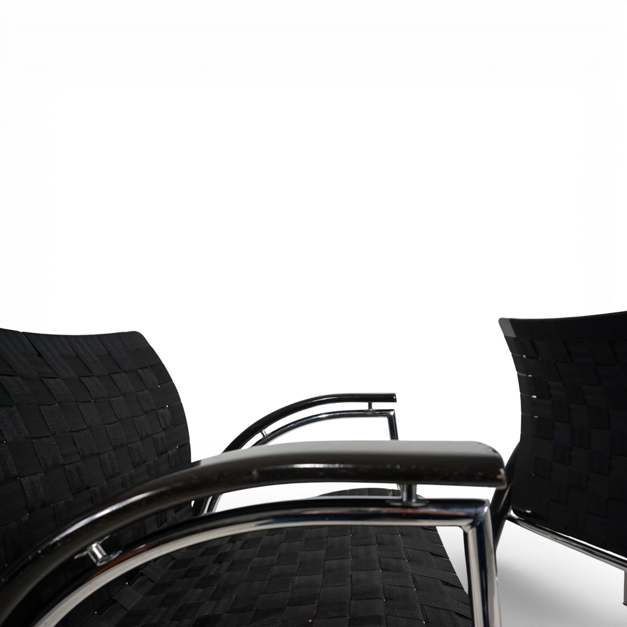 Thonet set of 2 lounge chairs by Peter Maly, 1980