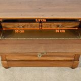 Walnut Writing Commode, Restoration Period – 1st Part 19th