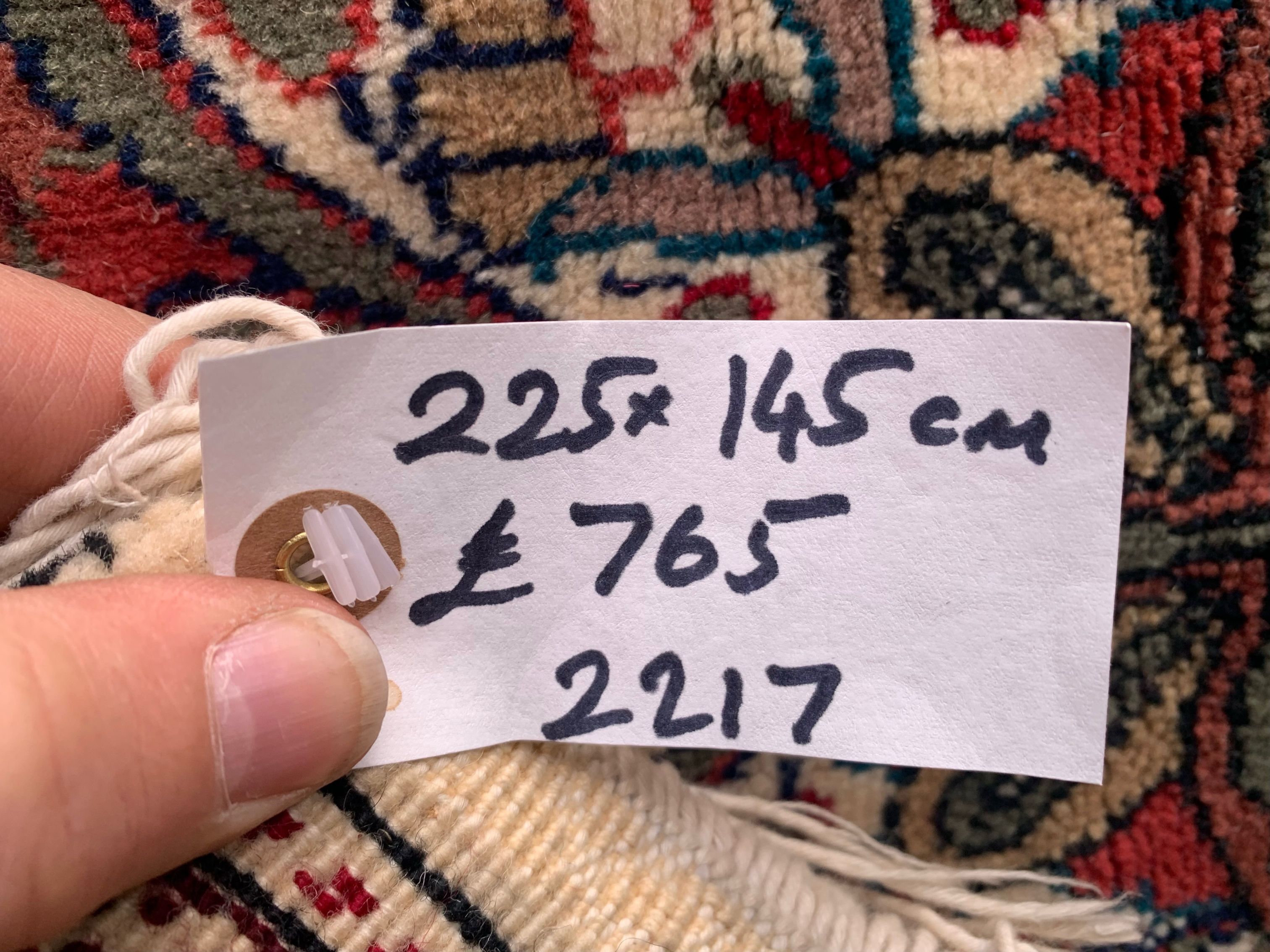 Turkish rug 225x145cm