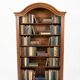 Gendarme hat library in solid oak, mid-20th century.