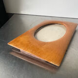 Antique  art nouveau birch wooden frame measurements 22 cm x 13 cm