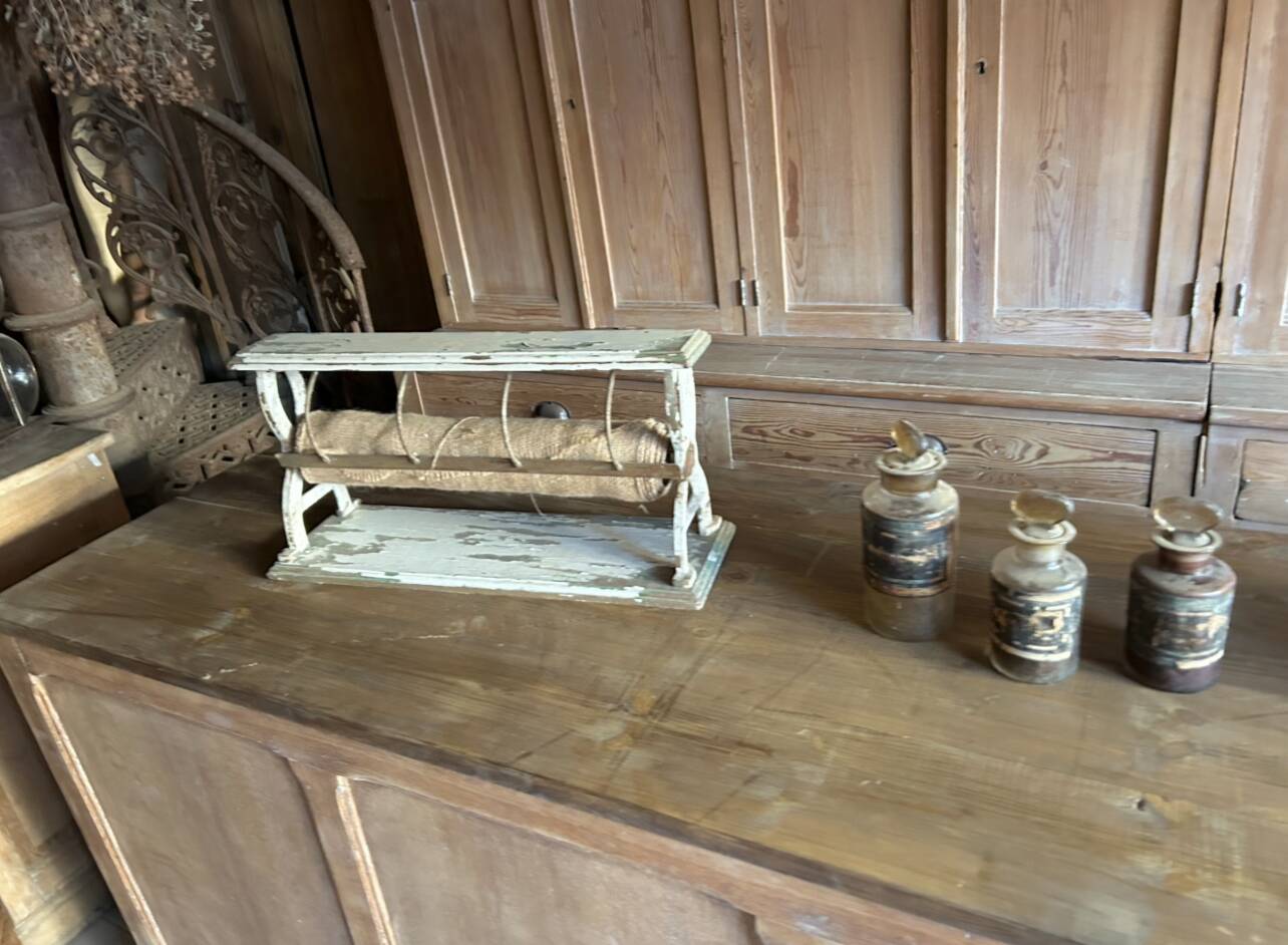 Large antique sideboard with 12 drawers