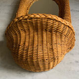 Wicker mirror from the 60s