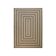 Tapis en jute à motif géométrique 80x150 cm