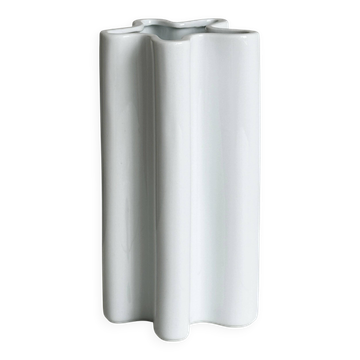White porcelain vase