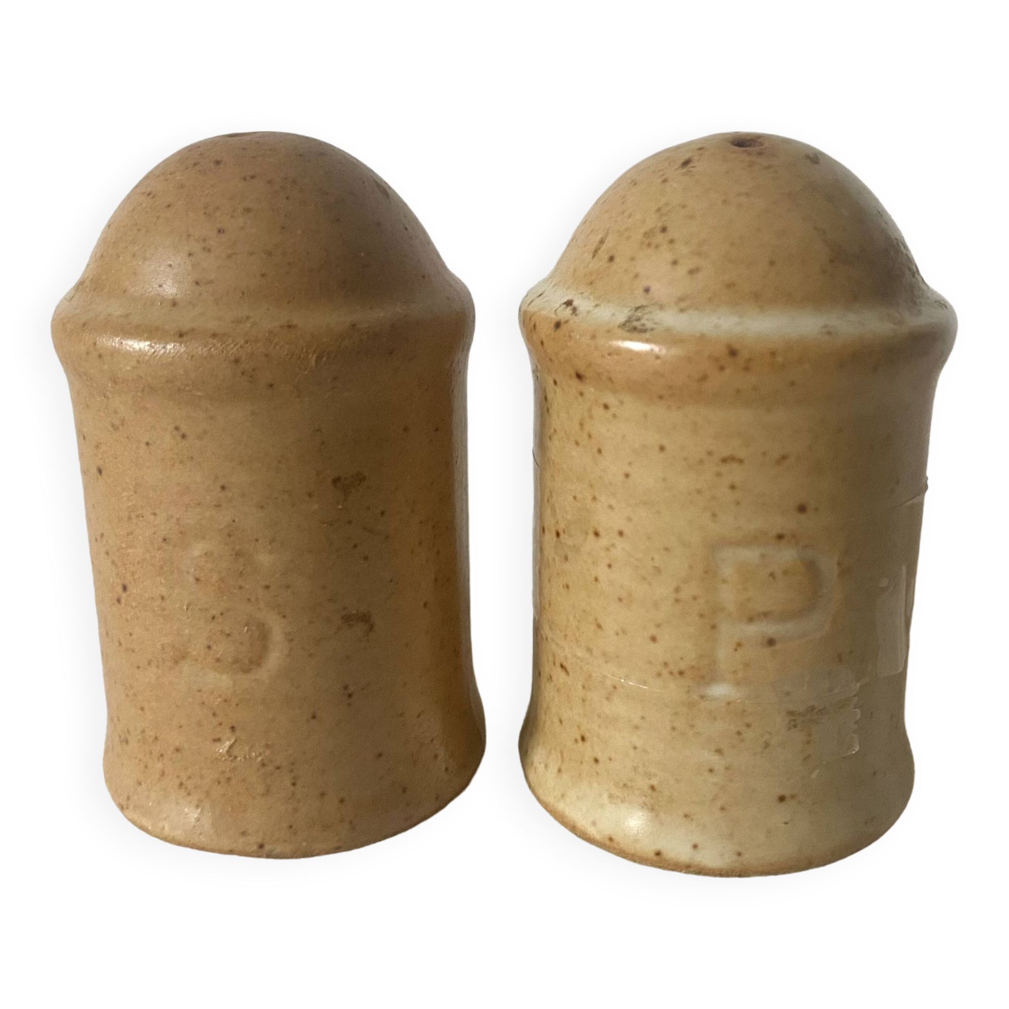 Salière et poivrier en grès
