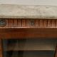 Louis XVI style one-door display case in 20th century wood marquetry