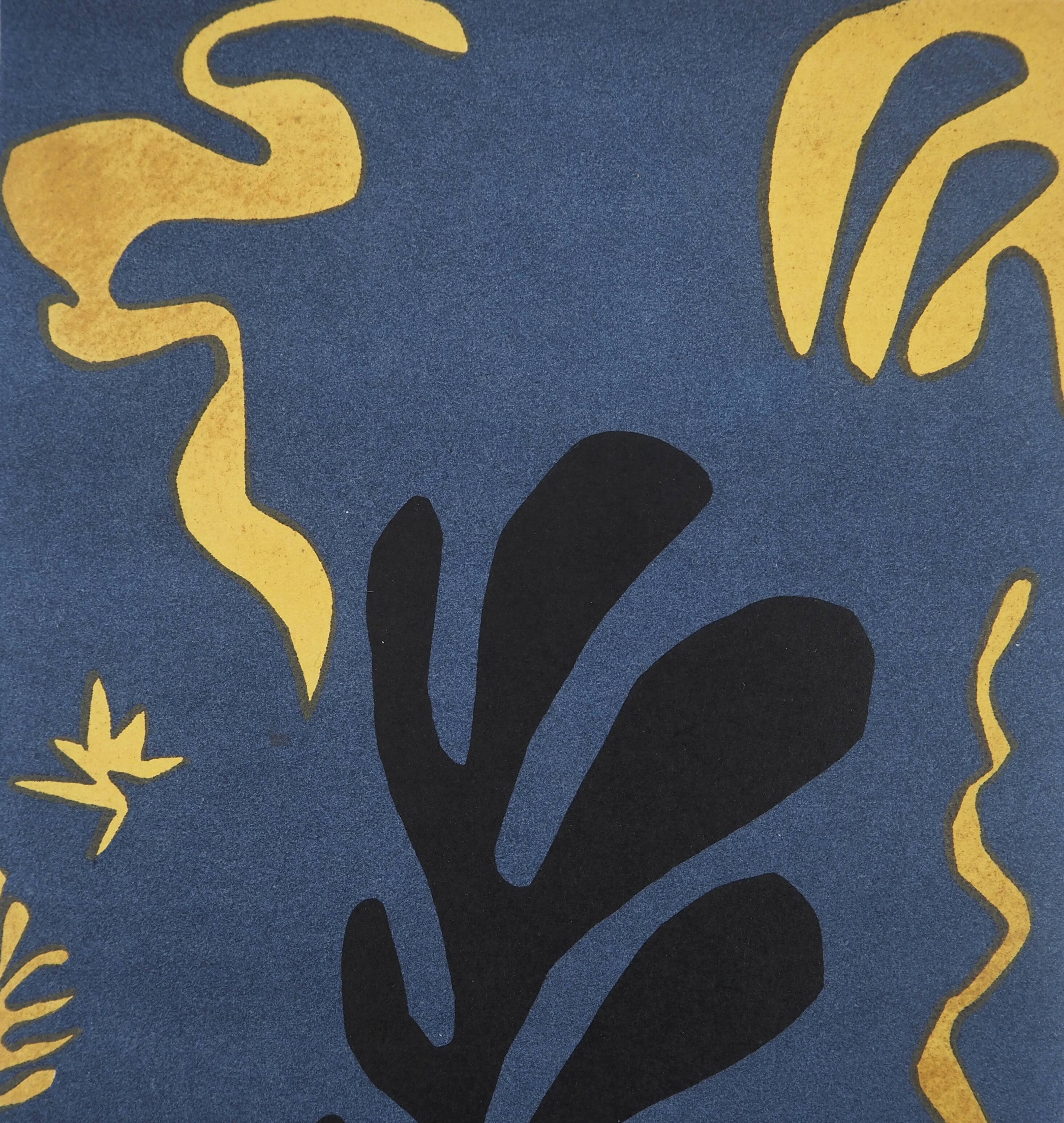 Henri matisse: cut-out - signed lithograph
