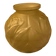 Art Deco ball vase decorated with tulips