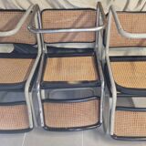 Chaise Marcel Breuer en bois et cannage, 1970